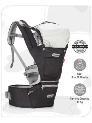 Babyhug Harmony 9-in-1 Ergonomic Baby Carrier with Hip Seat