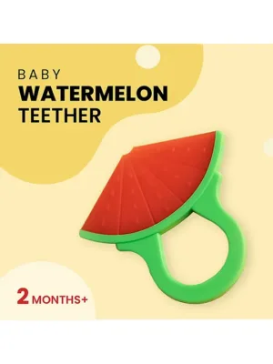 INFANTSO Non Toxic Food Grade Silicone Watermelon Baby Teether