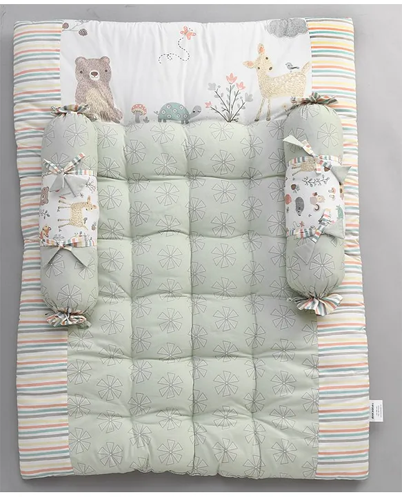 Abracadabra Cotton Bedding Set Bambi & Friends Theme - Green
