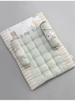 Abracadabra Cotton Bedding Set Bambi & Friends Theme - Green