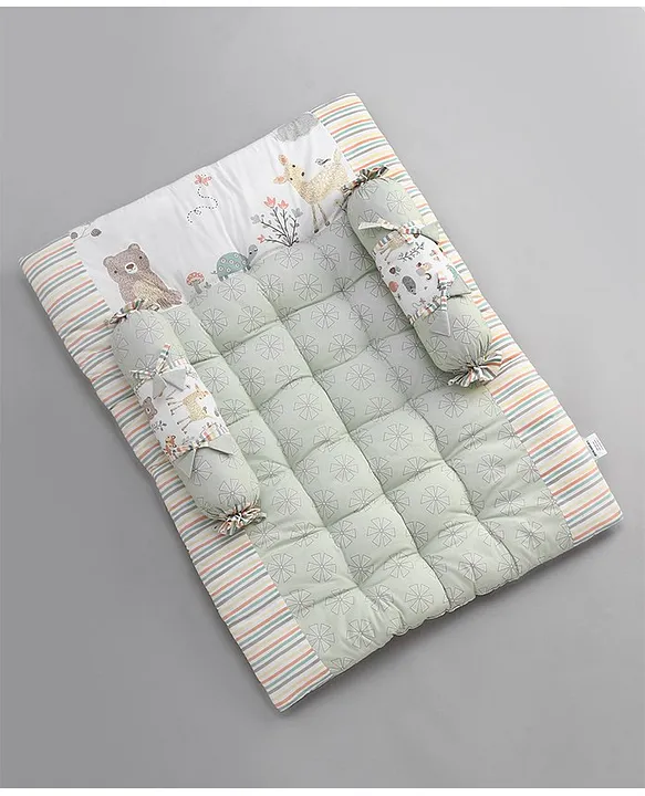 Abracadabra Cotton Bedding Set Bambi & Friends Theme - Green