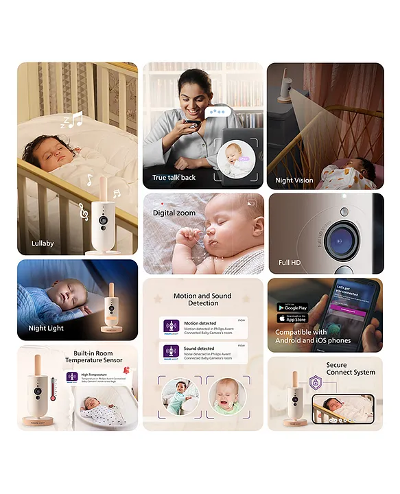 Avent Philips Corded Baby Monitoring Camera