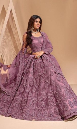 Purple Lehenga Choli