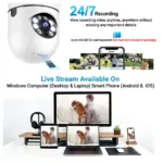 Bulb WiFi CCTV Camera