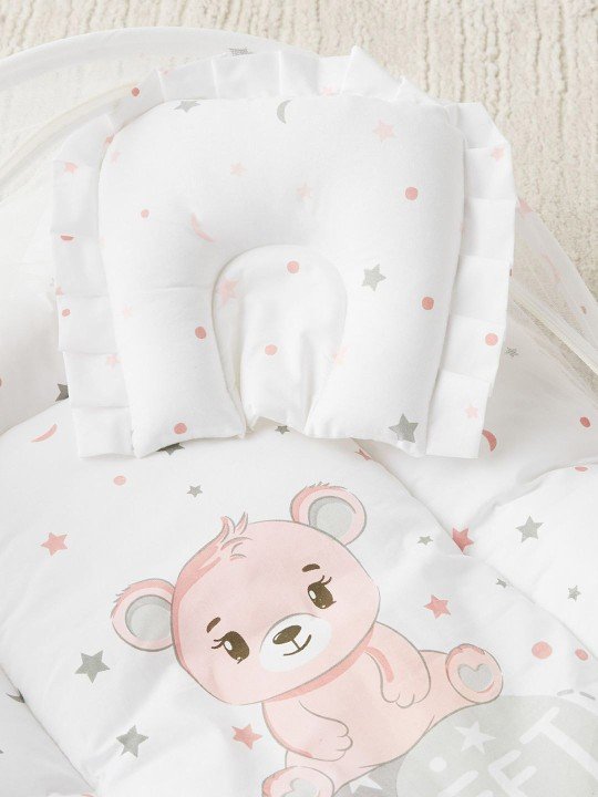 Juniors by Babyshop Printed Bed With Mosquito Net