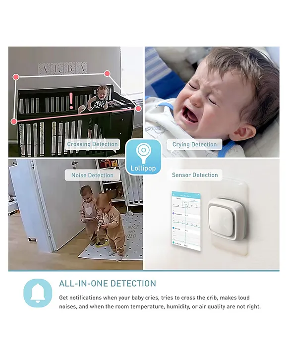 Lollipop Smart Baby Monitor Camera - Turquoise