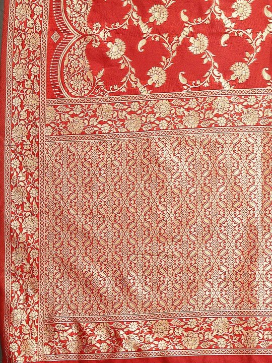 Moda Rapido Embellished Zari Silk Blend Banarasi Saree