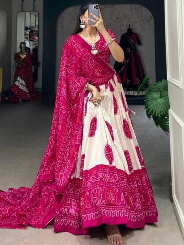 JesoriSaree  Floral Print Semi Stitched Lehenga Choli  (Multicolor)