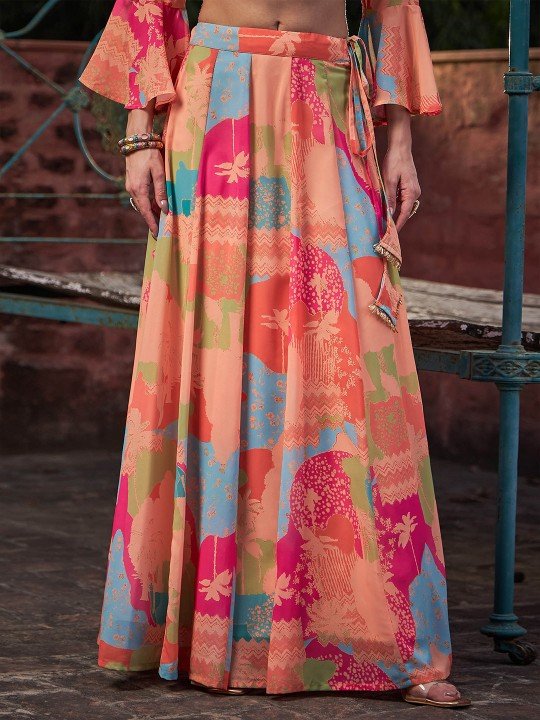 Shae by SASSAFRAS Printed Ready to Wear Lehenga