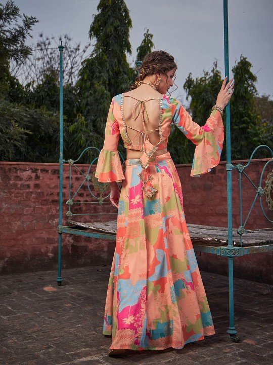 Shae by SASSAFRAS Printed Ready to Wear Lehenga