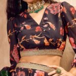 Puffed Sleeves Lehenga Choli