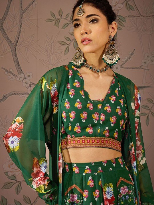 Shae by SASSAFRAS Ready to Wear Printed Lehenga