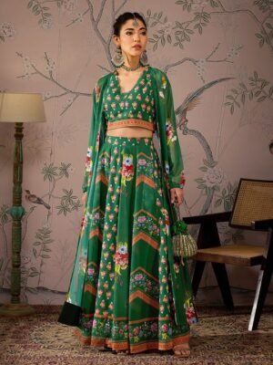 Shae by SASSAFRAS Ready to Wear Printed Lehenga