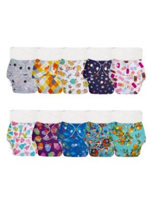 SuperBottoms Set Of 20 Reusable Cloth Diaper & Quick Dry Ultra Thin Pads