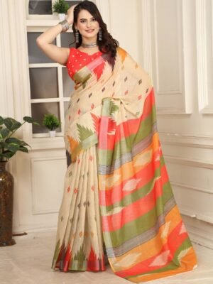 Kalista Zari Pure Cotton Saree