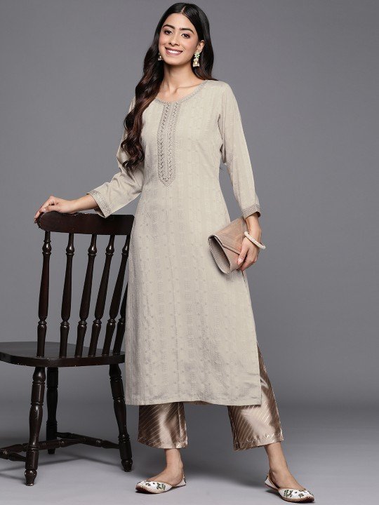 Libas Kurta Set Pastels Dobby Kurta for Women Online