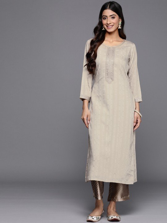 Libas Kurta Set Pastels Dobby Kurta for Women Online