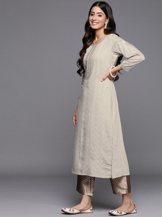 Libas Kurta Set Pastels Dobby Kurta for Women Online