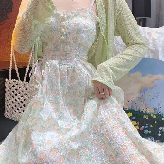 Floral Embroidered Fit & Flare Midi Dress DressBerry Floral Embroidered Fit & Flare Midi Dress DressBerry