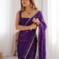 Floral Georgette Saree