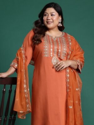 Trendy Plus Size Outfits for Women - Indo Era Kurta for Women