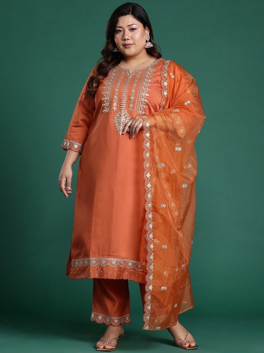 Trendy Plus Size Outfits for Women - Indo Era Kurta for Women