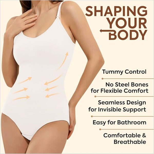 SHAPEMOUR Thong Bodysuit for Women SHAPEMOUR Thong Bodysuit for Women