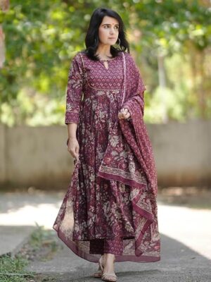 Heavy anarkali suit for wedding