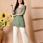 Short kurti for Women on Jeans for Women on Jeans