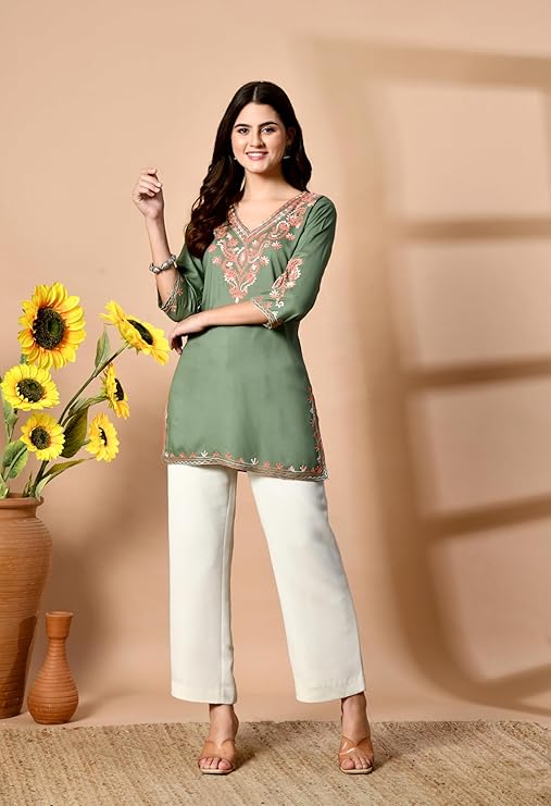 Short kurti for Women on Jeans for Women on Jeans