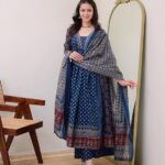 Tissue anarkali dress