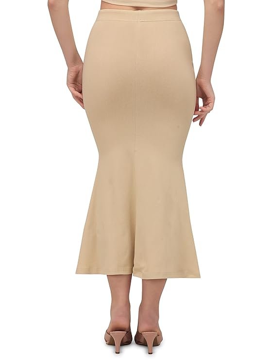 Liza Saree Shapewear Petticoat for Women, Cotton Blended