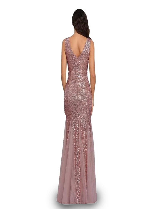 Bebe Embellished Gown Maxi Dress