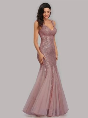 Bebe Embellished Gown Maxi Dress