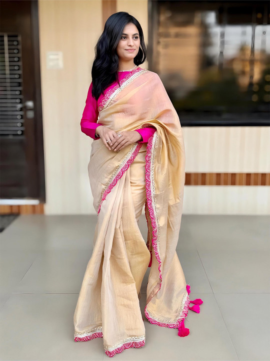 HMP Fashion Saree with Blouse Piece