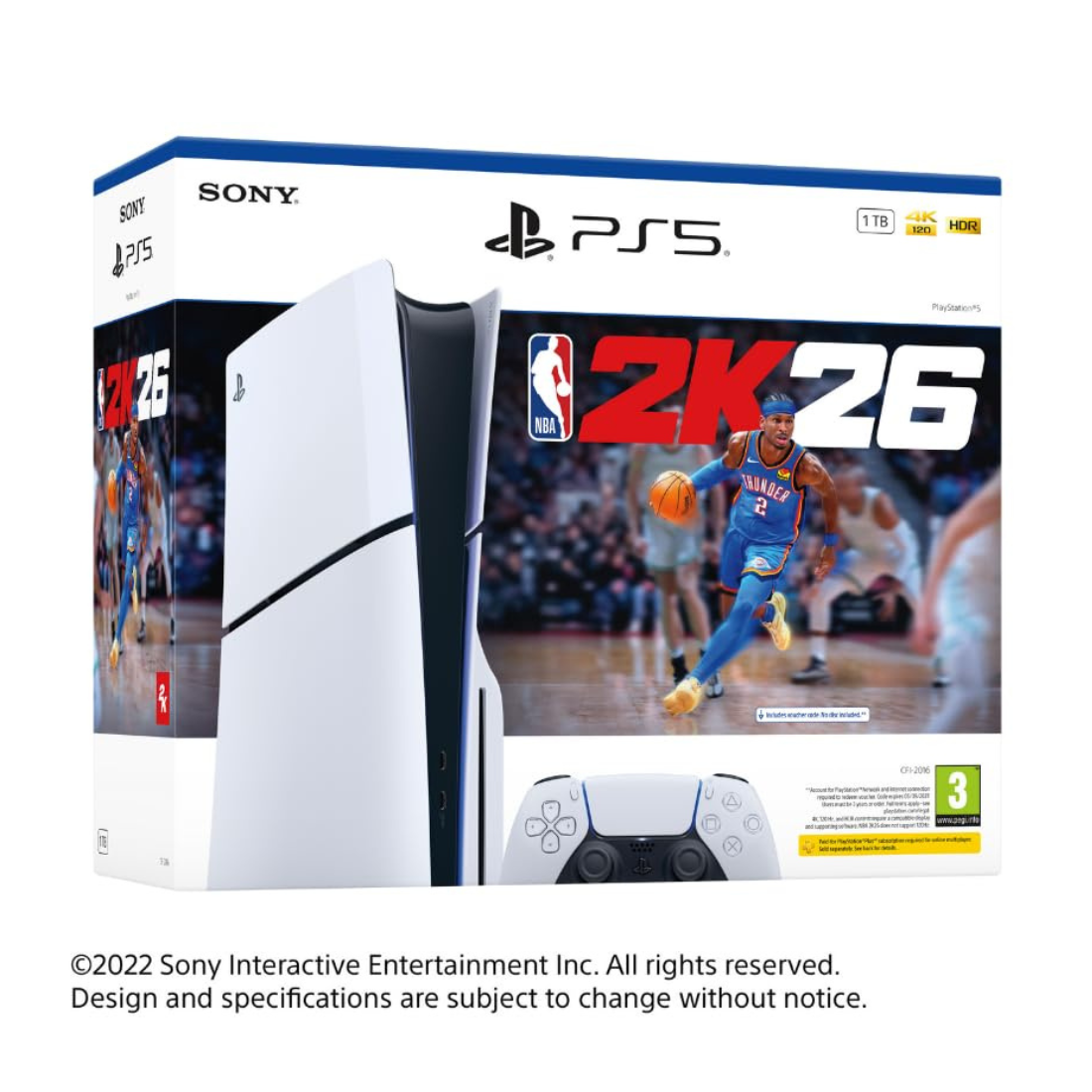 PS 5 Slim Cooling Stand with Controller Charging Station for PS5 Slim Console