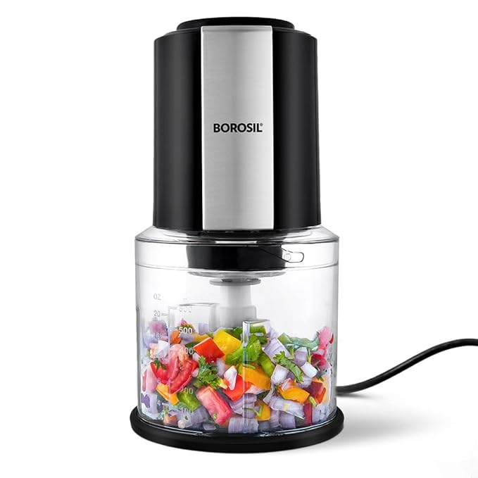 Borosil Chef Delite Electric Chopper for Kitchen