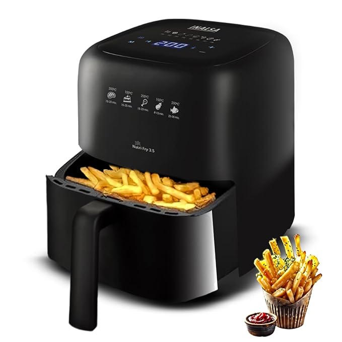 INALSA Air Fryer 1400 W with Air Crisp Technology