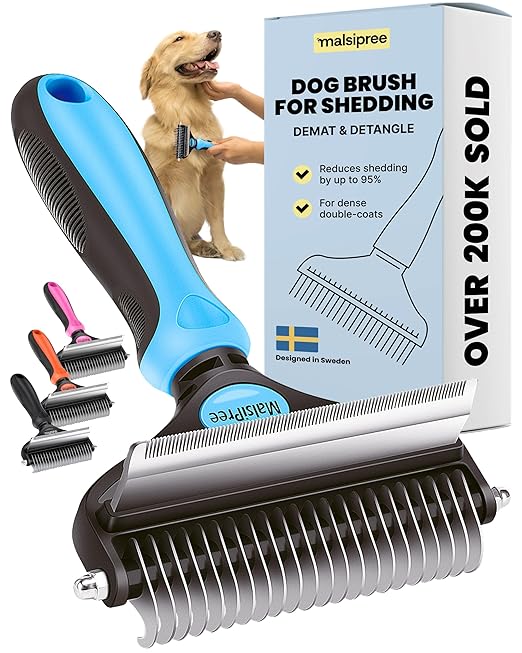 MalsiPree Pet Grooming Brush For Dogs
