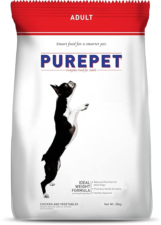 Purepet Chicken & Vegetable Adult Dry Dog Food