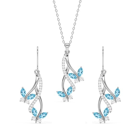 Clara 925 Sterling Silver Jewellery Set
