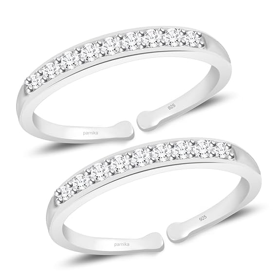 Parnika 925 Sterling Silver Rings