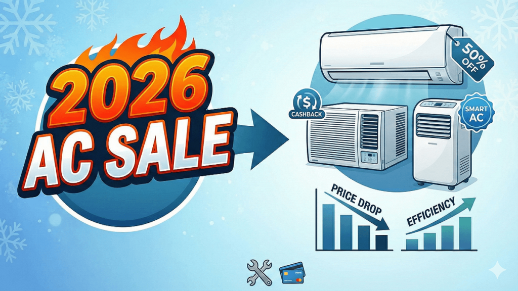 Top 10 Best Air Conditioners (AC) Offers, Brand Deals & Discounts Online in India 2026