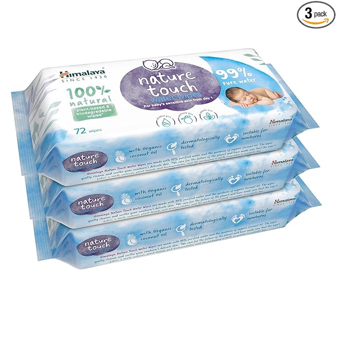 Himalaya Nature Water Baby Wipes