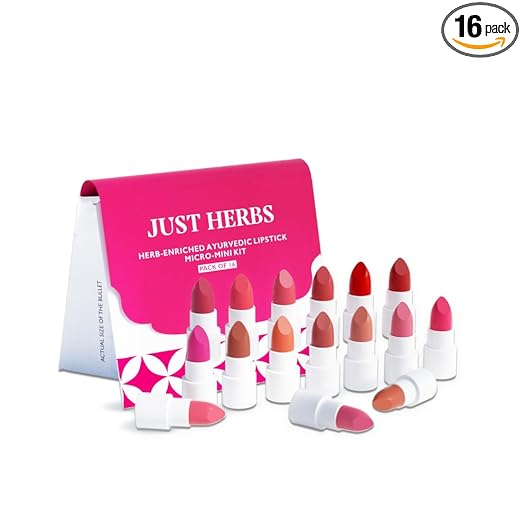 Just Herbs Ayurvedic Matte Mini Lipstick Kit