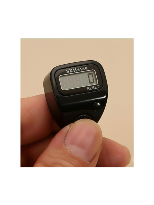 5 Digit Black Jap Counter Finger Ring