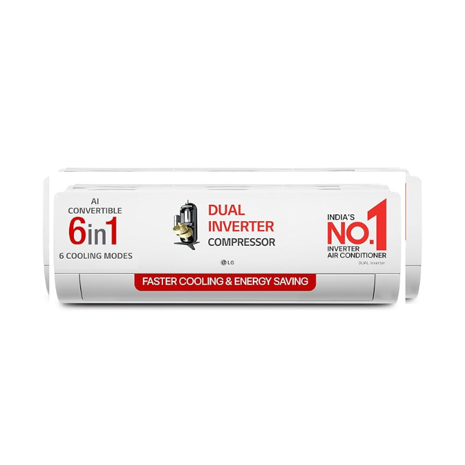 LG 1 Ton 4 Star DUA Split AC