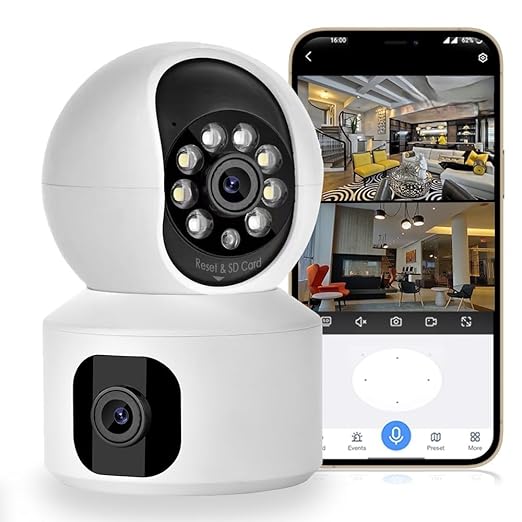 Dual Lens CCTV Camera