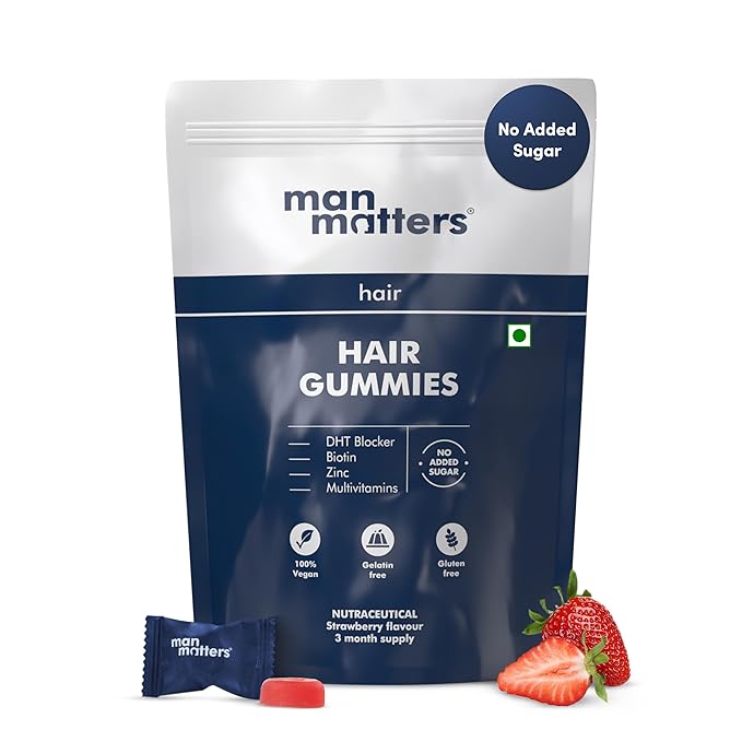 Man Matters Biotin Hair Gummies
