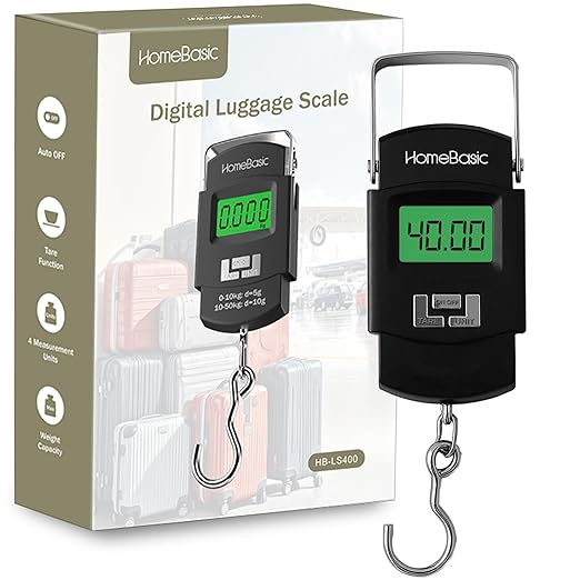 HOMEBASIC Digital Luggage Weighing Scale